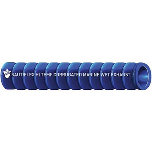 Shields Marine Corrugated Blue Series 262 Silicone Water Exhaust 12-1/2' Hose - 16-262-2004 - 88-2622004F1